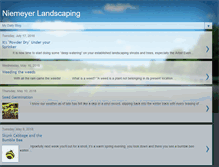 Tablet Screenshot of niemeyerlandscaping.com